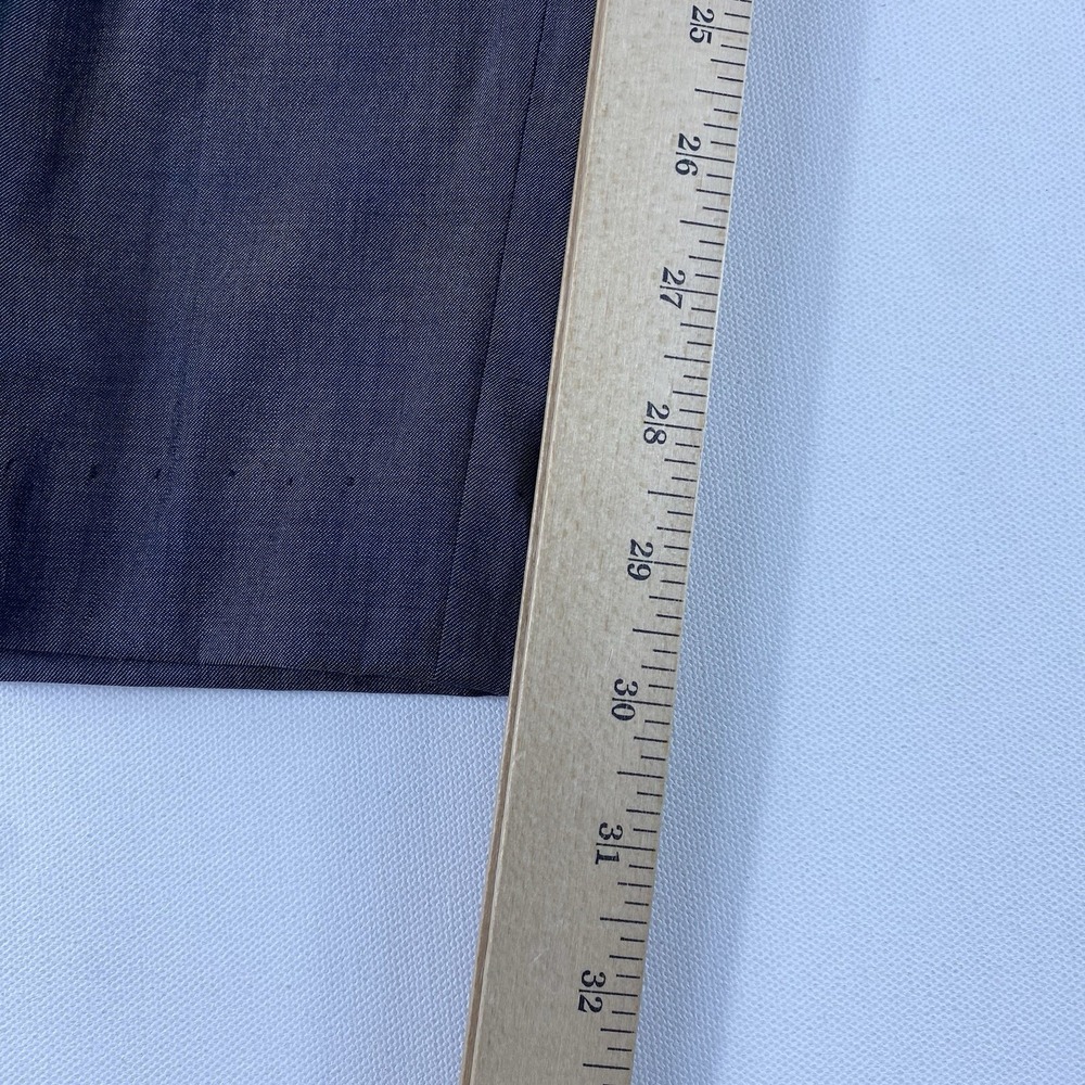 Ermenegildo Zegna Dress Pants 48x30 Mila Dark Grey Wool Silk 5-Pocket 7-68R - Picture 8 of 11